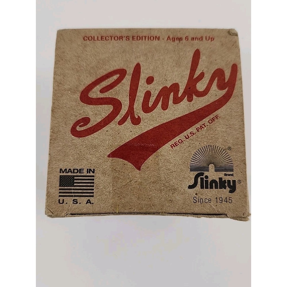 Slinky Collectors Edition Metal Walking Spring Toy Vintage Style Box 155-934 USA